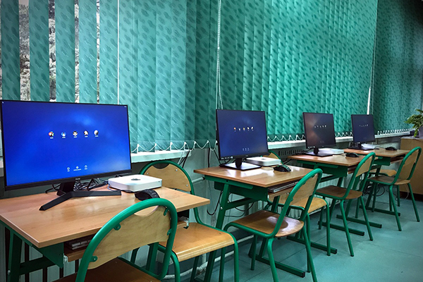 Pracownia graficzna w IV LO w Słupsku