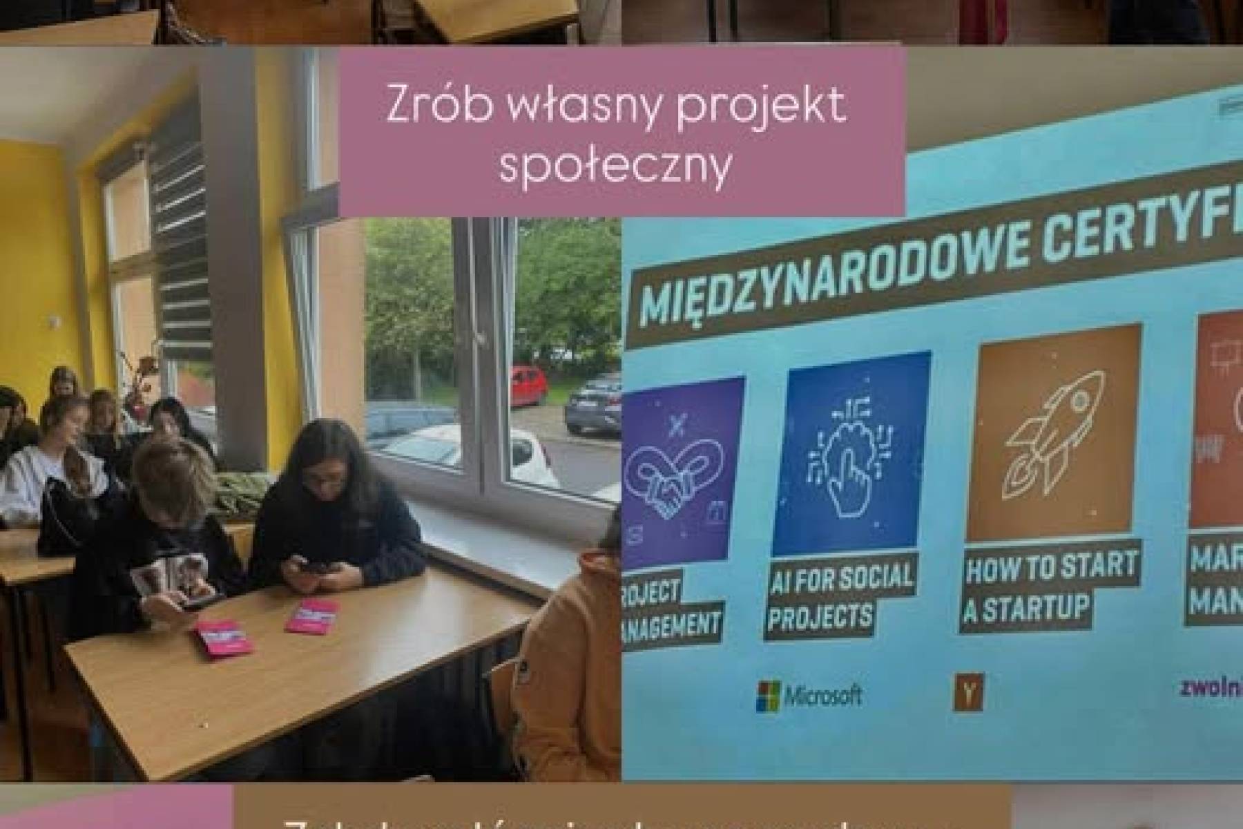 Projekt  ZWOLNIENI Z TEORII ponownie w naszej szkole