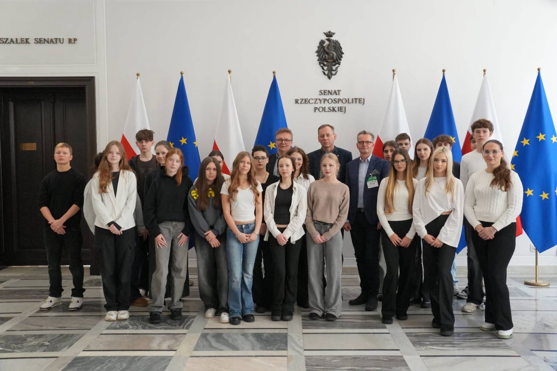 Uczniowie projektu 4SUM z wizytą w Parlamencie RP