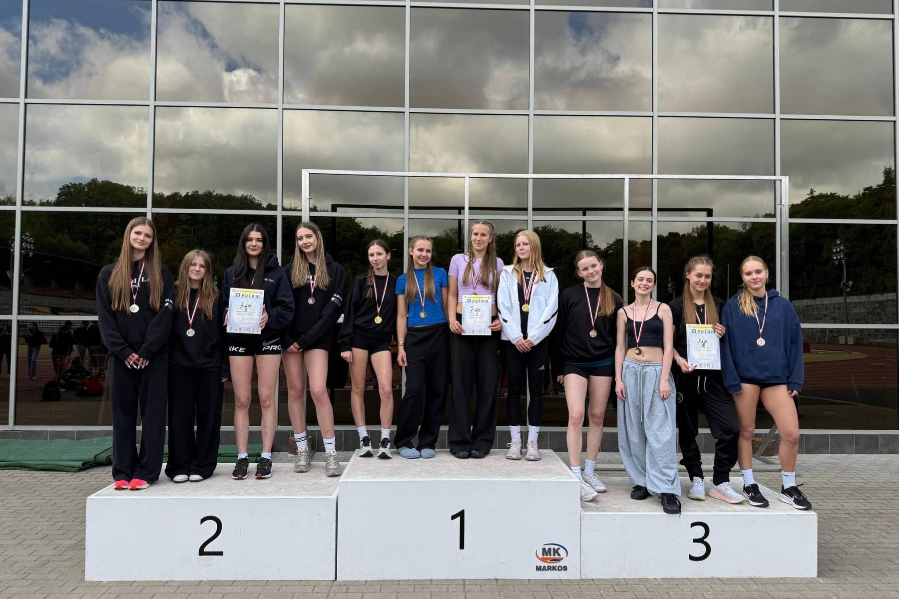 Medale na zawodach lekkoatletycznych 